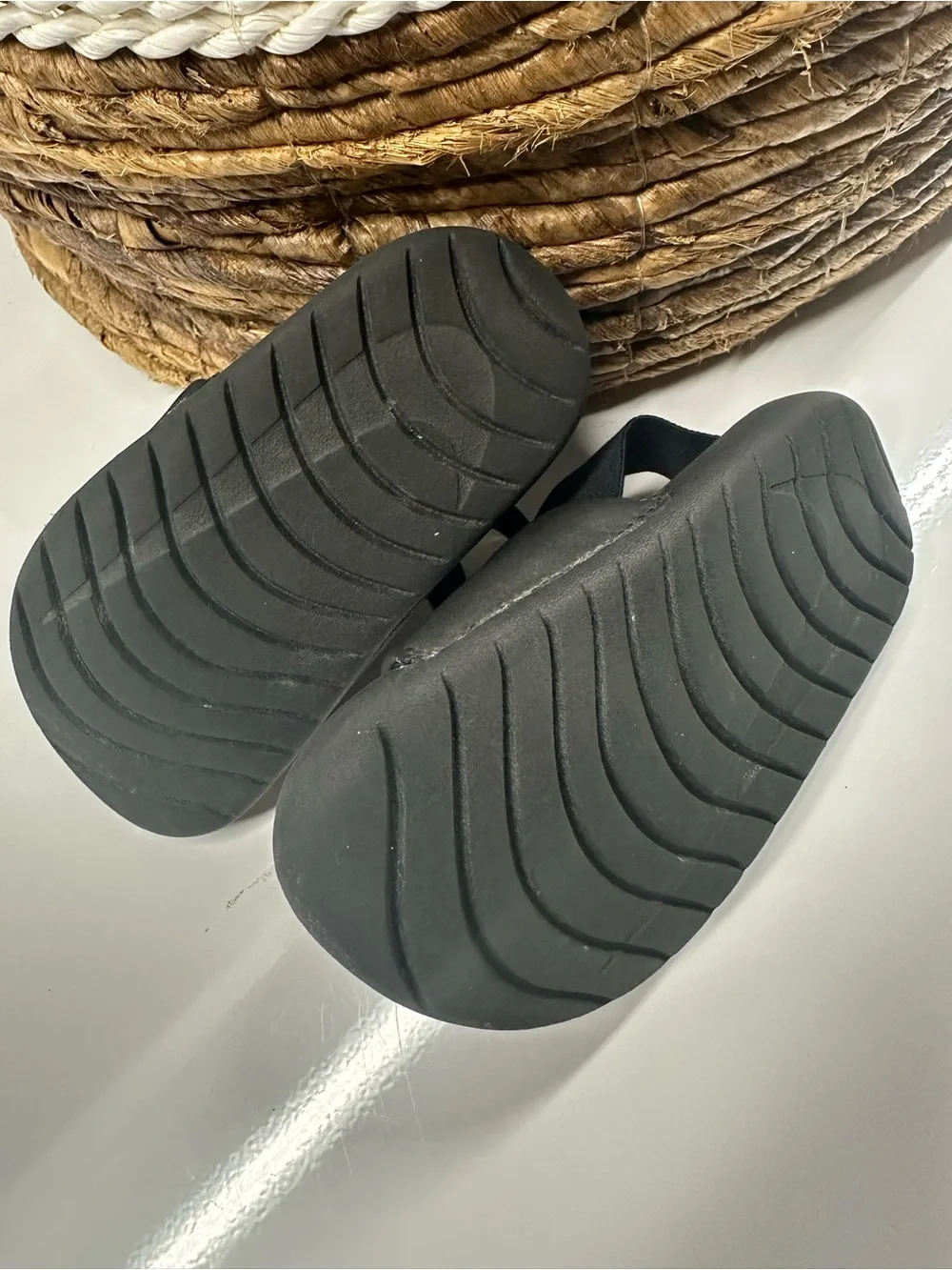 Toddler Nike Gold/Black Kawa Slide